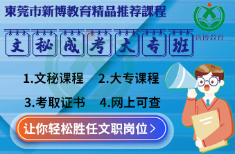 高级文秘成考大专班